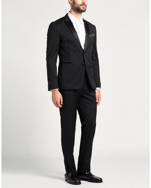 Reveres 1949 Black Suit for men