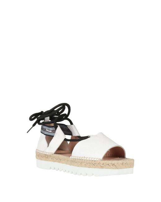 Pollini White Espadrilles