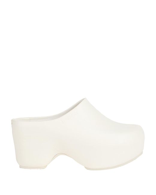 Givenchy White Mules & Clogs