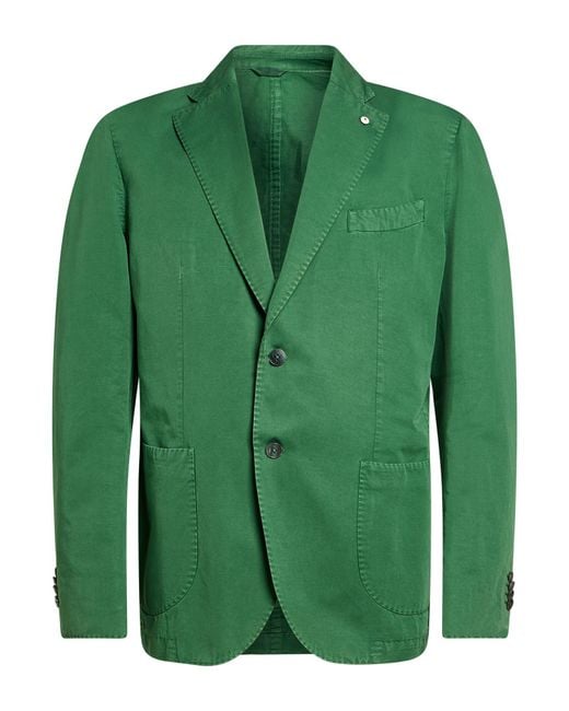 L.b.m. 1911 Green Blazer for men