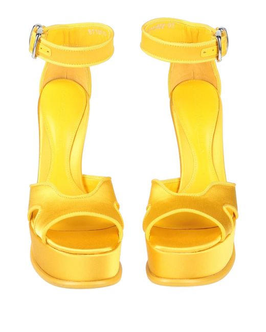 McQueen Yellow Sandals