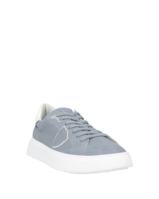 Philippe Model Blue Sneakers Leather for men