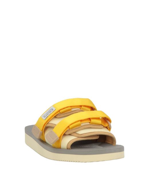 Suicoke Yellow Sandals