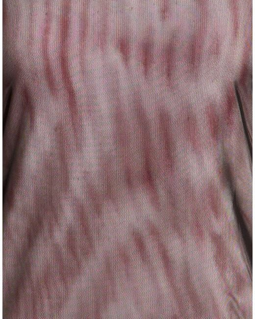 MSGM Brown Top Polyester, Elastane