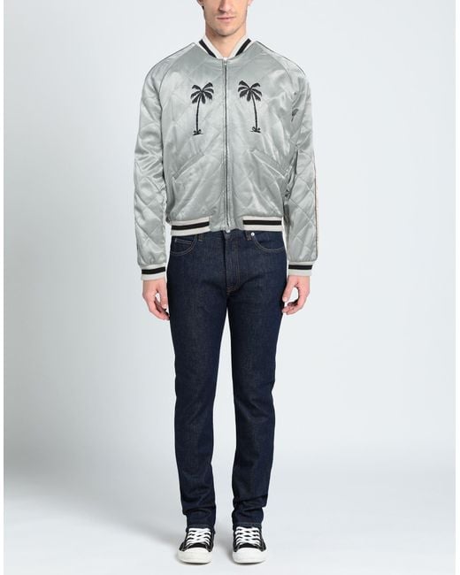 Palm Angels Gray Jacket for men
