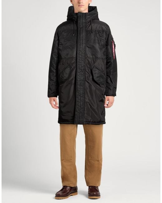 Alpha Industries Black Coat for men