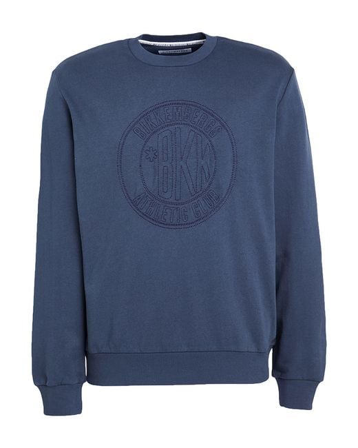Bikkembergs Blue Sweatshirt Cotton for men
