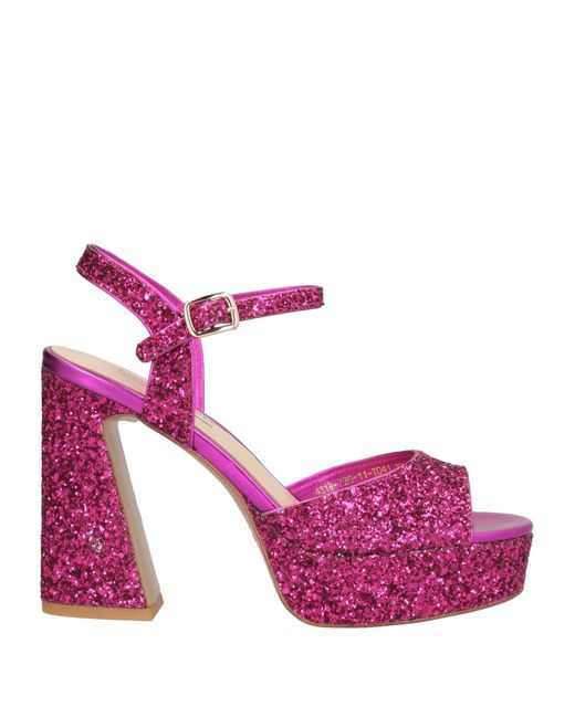 Emanuélle Vee Purple Sandals