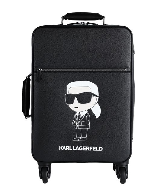 Karl Lagerfeld Wheeled luggage in Black Lyst
