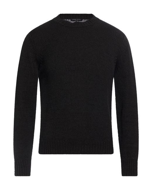 Roberto Collina Black Sweaters for men