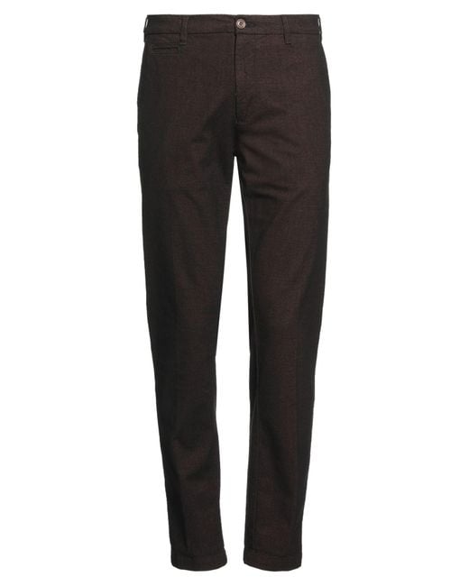 40weft Black Pants Cotton, Polyester, Viscose, Elastane for men