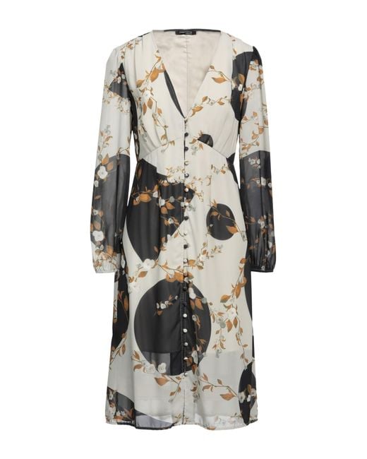Fracomina Natural Midi-Kleid