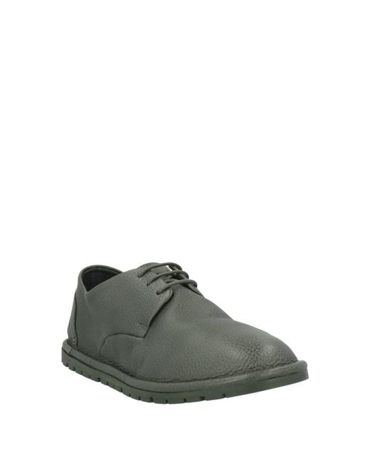 Marsèll Green Lace-Up Shoes Calfskin for men