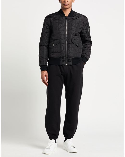 Dolce & Gabbana Black Puffer Polyamide for men
