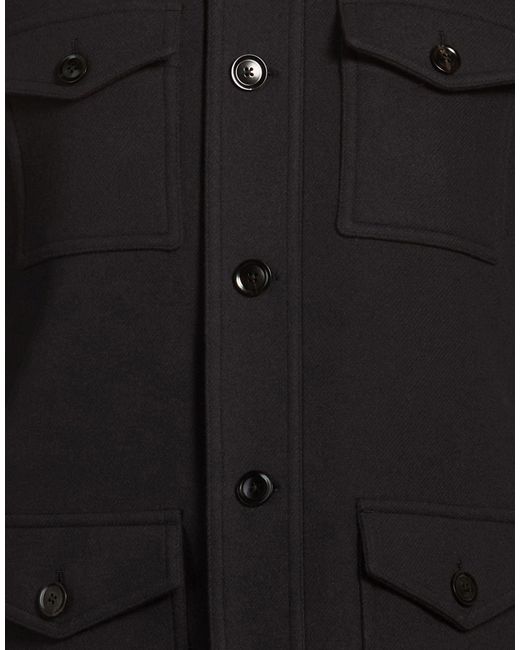 Tom Ford Black Jacket Virgin Wool for men