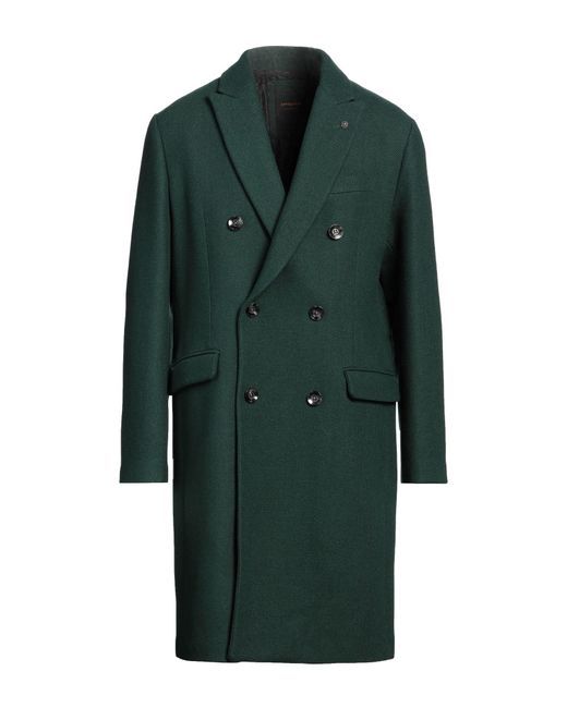 Officina 36 Green Coat for men