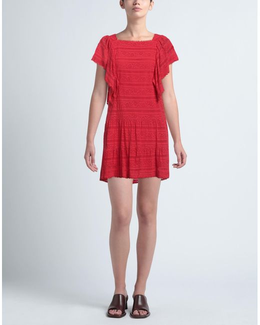 Sabina Musayev Red Mini Dress