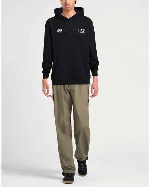 EA7 Black Sweatshirts for men