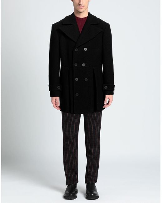 Trussardi Black Coat for men