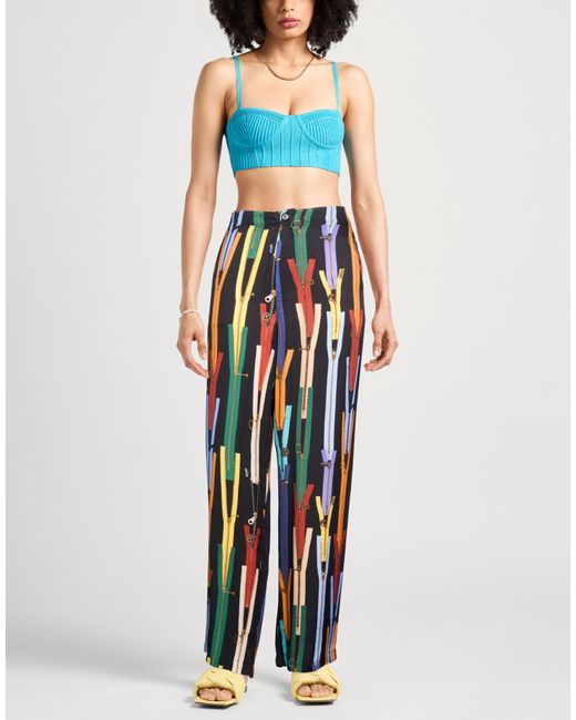 Moschino Blue Pants Viscose
