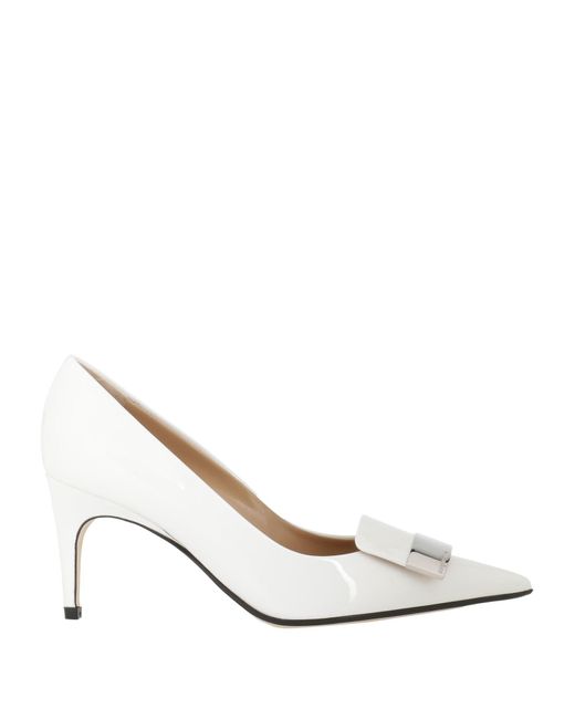 Sergio Rossi White Pumps
