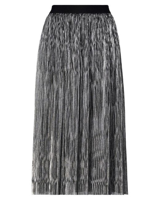 Steffen Schraut Gray Midi Skirt