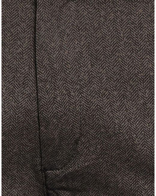 40weft Gray Pants Cotton, Elastane for men