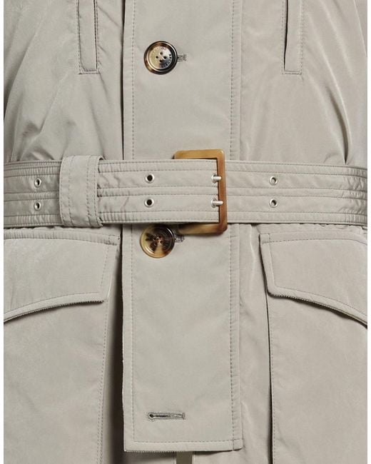 Brunello Cucinelli White Coat Polyester, Polyamide for men