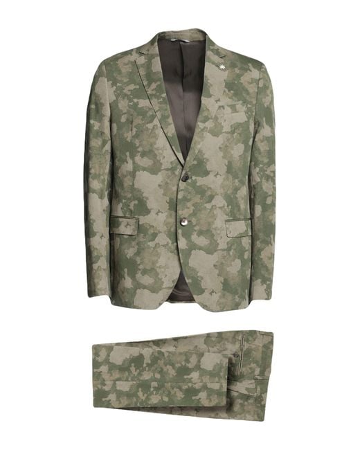 Manuel Ritz Green Suit for men