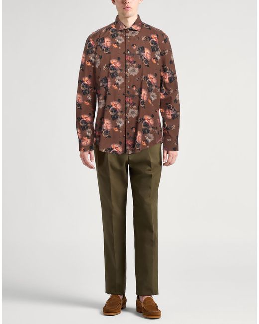 Camisa Brian Dales de hombre de color Brown