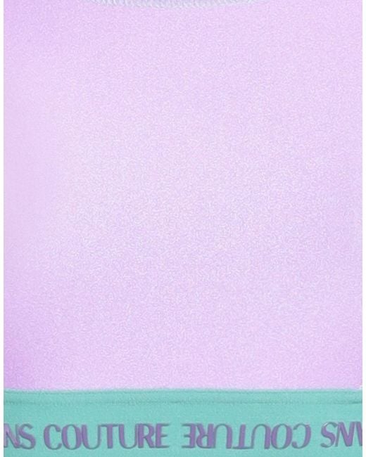 Versace Jeans Couture Purple Top Polyamide, Elastane