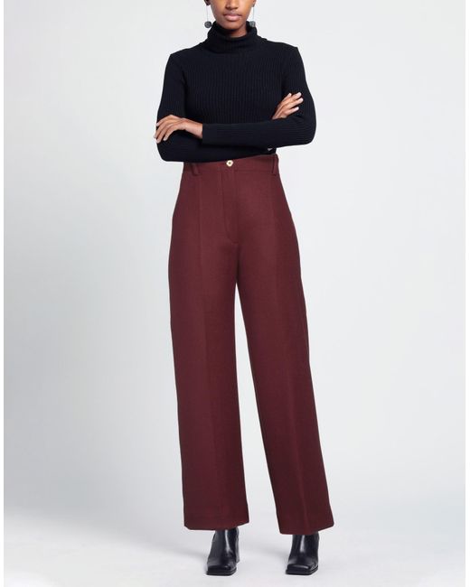 Patou Red Trouser