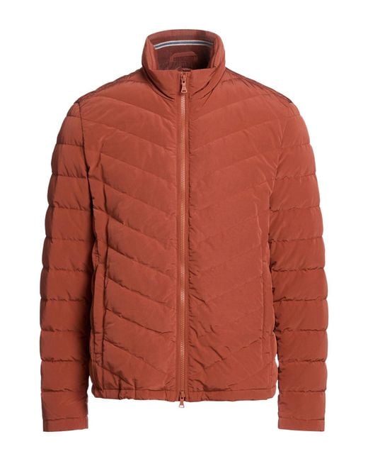 Paul & Shark Orange Rust Puffer Polyester, Nylon for men