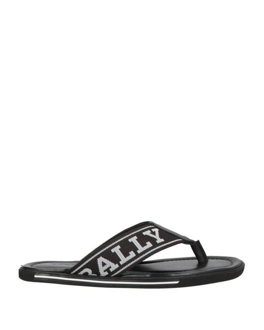 Bally Black Thong Sandal for men