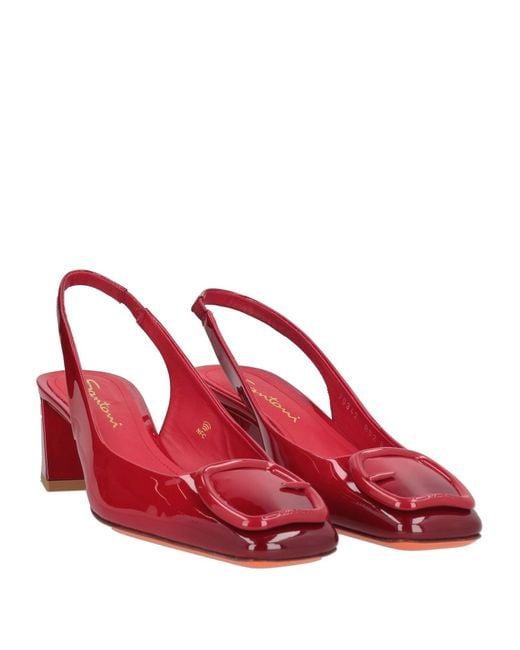 Santoni Red Pumps
