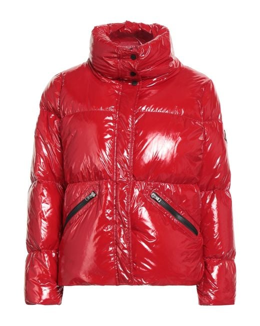 Herno Red Puffer Polyamide, Polyurethane