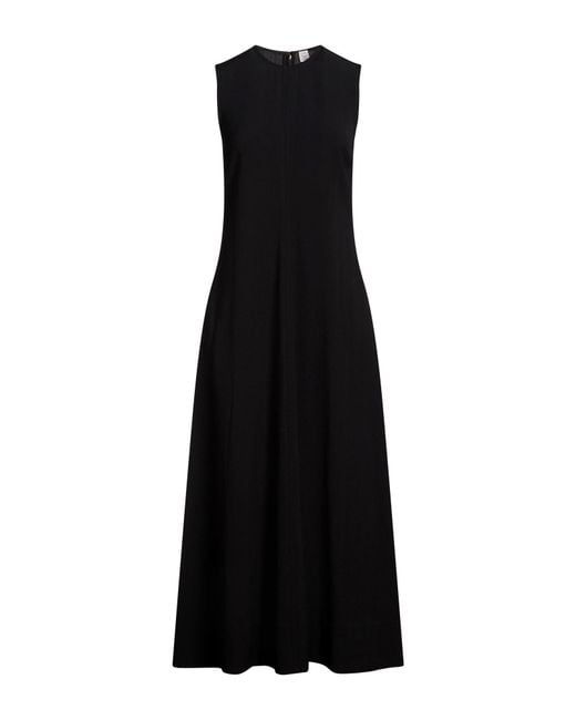 Totême Black Midi Dress