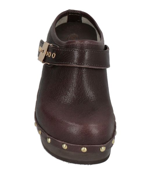 Scholl Brown Mules & Clogs