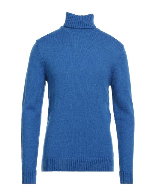 Frankie Morello Blue Turtleneck for men