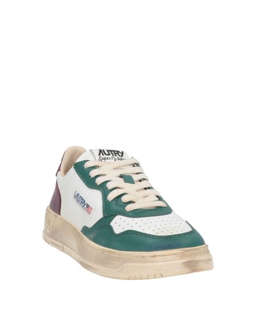Autry Green Sneakers Leather