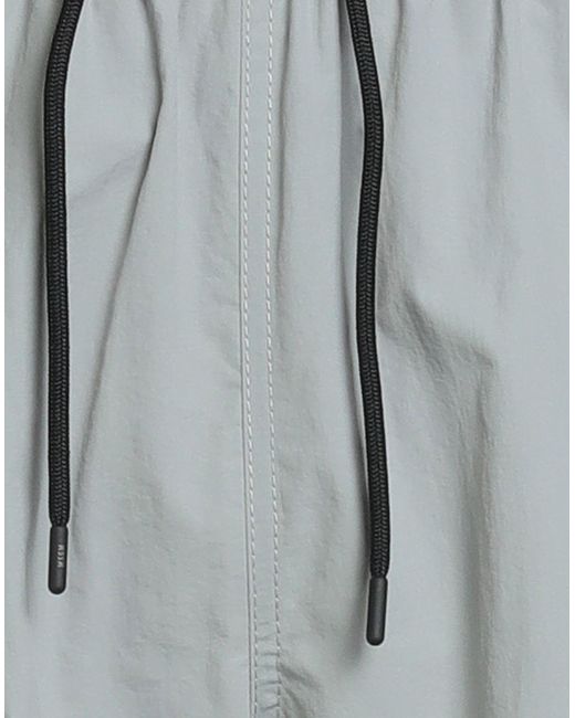 MSGM Gray Light Pants Polyamide for men