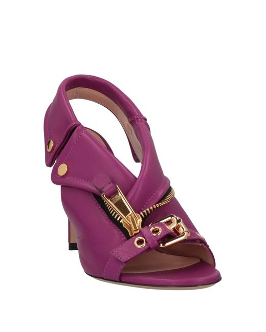 Moschino Purple Sandals