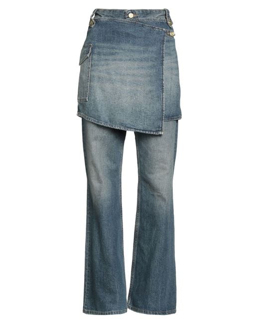 Ganni Blue Jeans Cotton