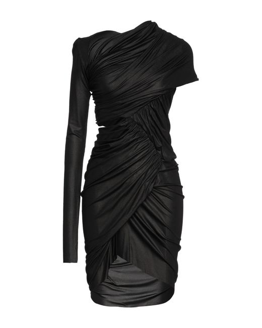 Rick Owens Lilies Black Short Dress