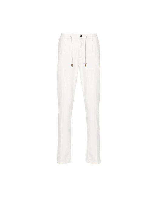 Pantalone di Eleventy in White da Uomo