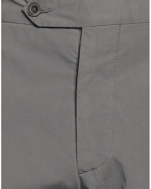 Lardini Gray Pants Cotton, Elastane for men