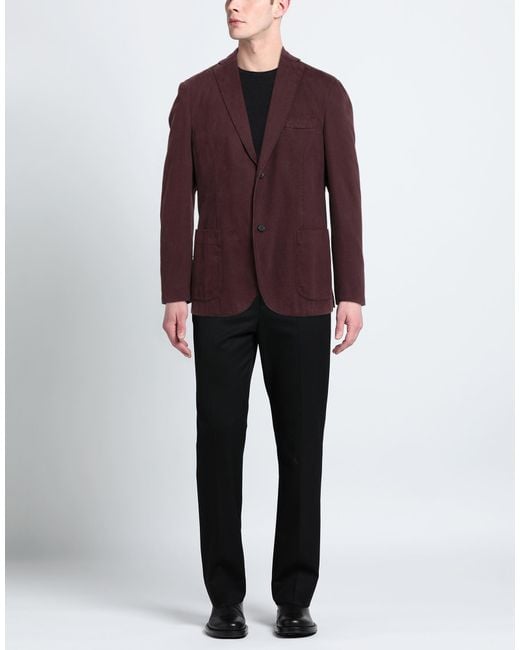 Montedoro Purple Blazer for men