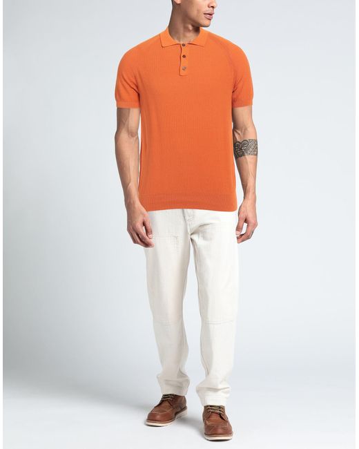 Alpha Studio Orange Jumper for men