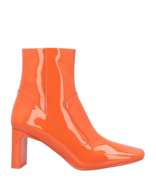 DIESEL Orange Ankle Boots