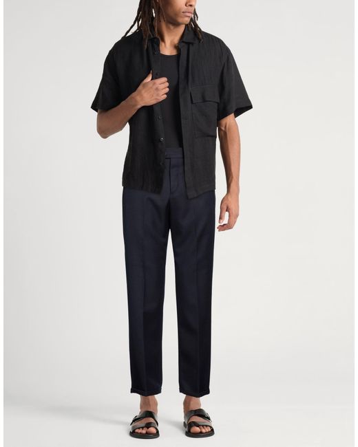 PT Torino Blue Midnight Pants Virgin Wool for men